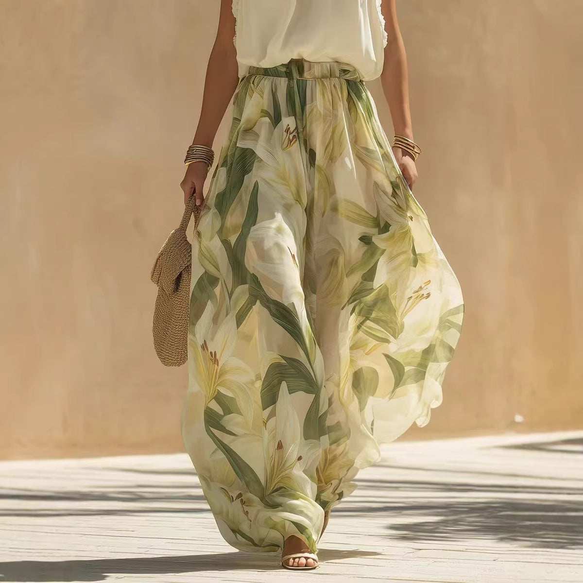 Copy of Spring New V-Neck Fitted Ruffle Elegant Dress