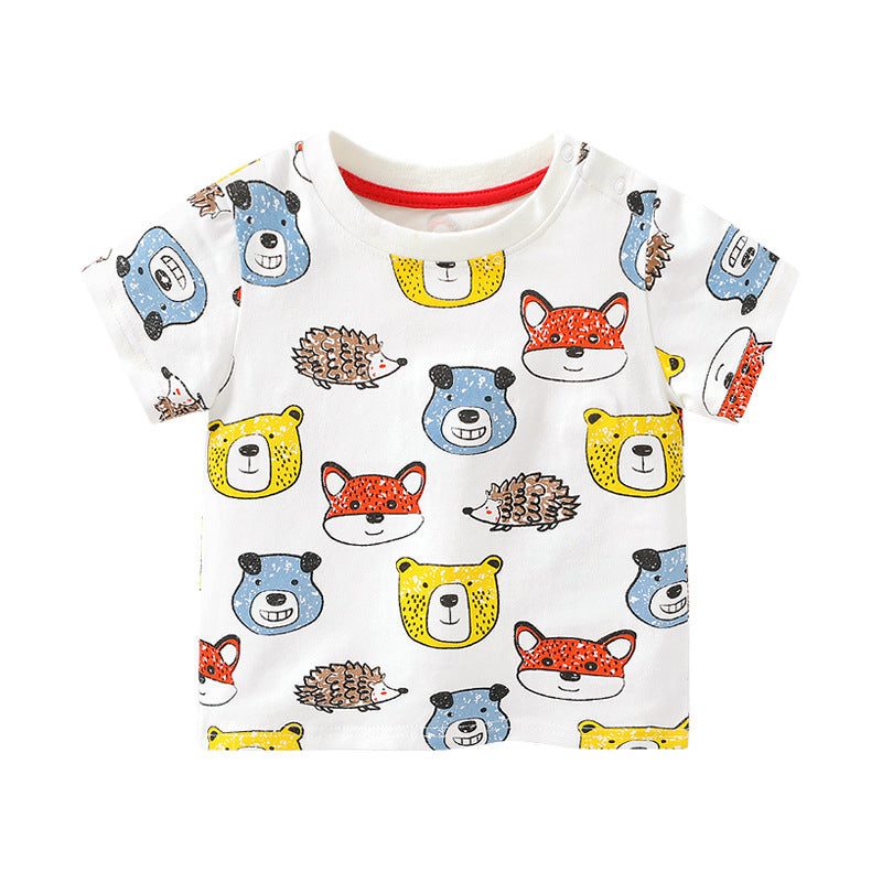 Baby clothes short sleeved T-shirt