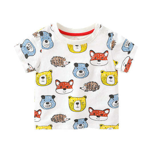 Baby clothes short sleeved T-shirt