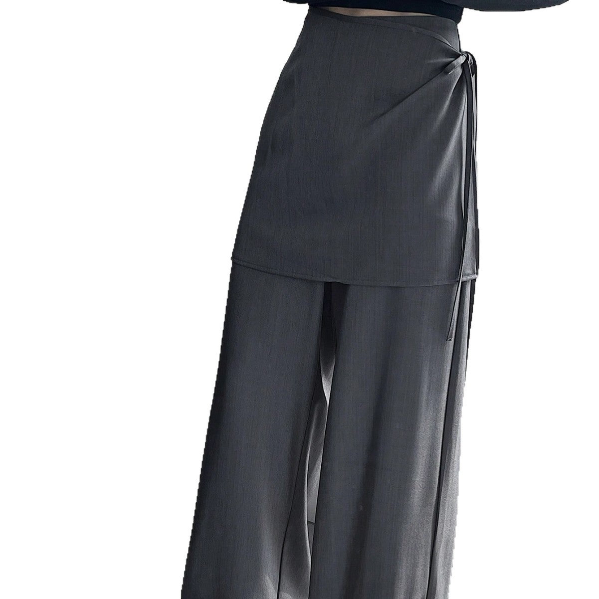 Bending knife straight leg pants