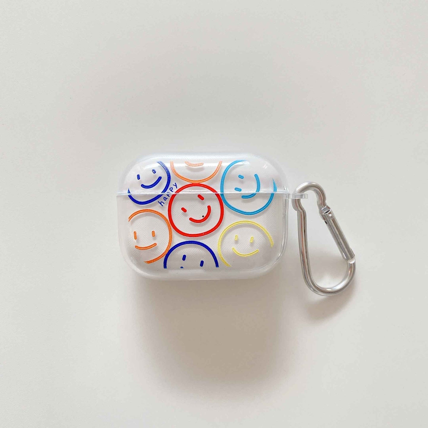 Copy of Smiley soft clear silicone Earphone shell For Apple Airpod 2/1 Cover For Airpod pro 3 Earphone case for airpods capa fundas