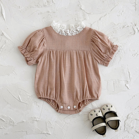 Summer pure cotton climbing clothes long sleeved jumpsuit