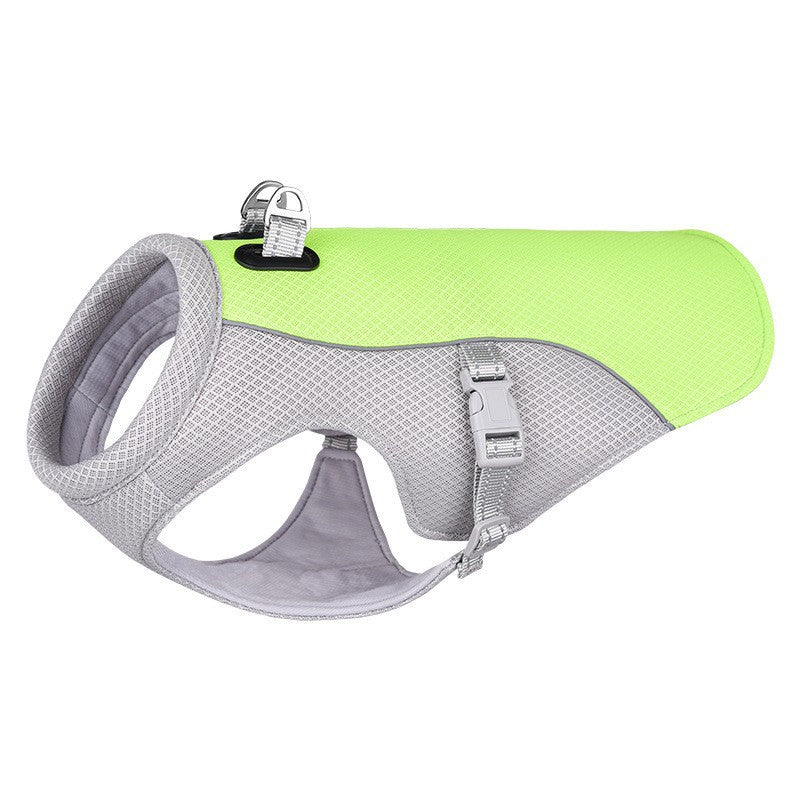 Cool Pet Summer Dog Cooling Vest for Heat Protection, Breathable and Ventilated
