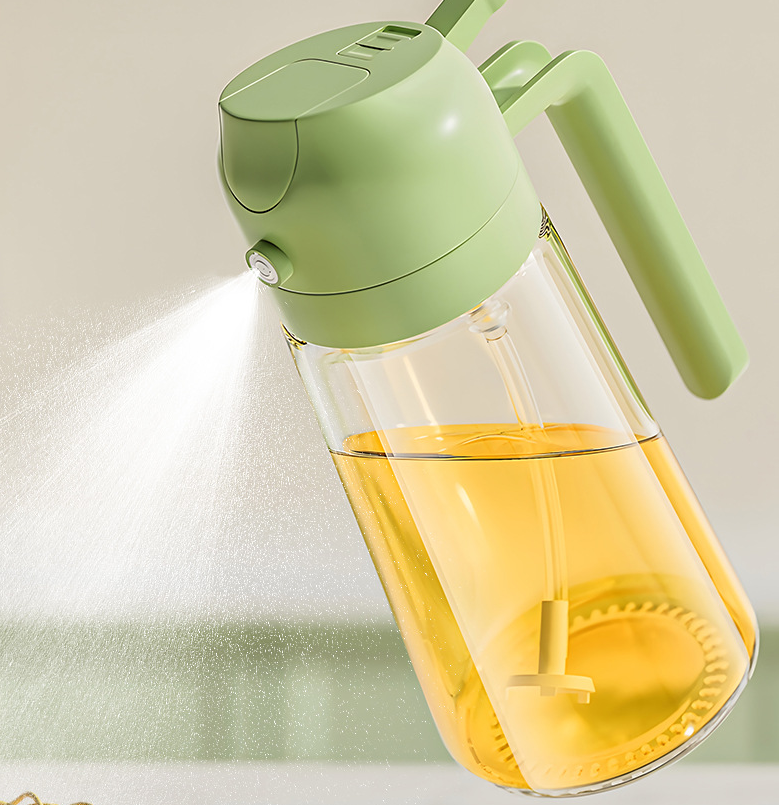 Copy of Oil spray bottle glass household kitchen leak proof oil bottle atomized mist filled edible oil container