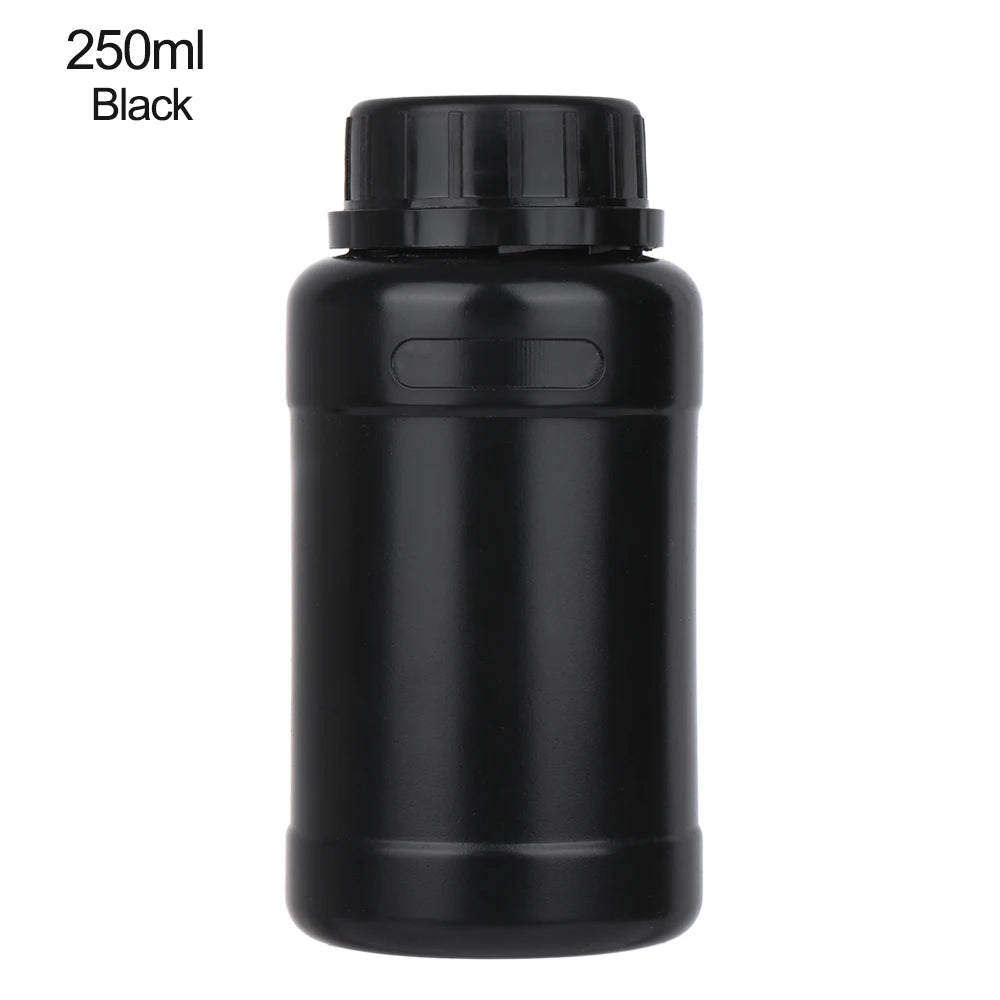 1PC 5/10/15/30/60/100/250ml Plastic PET Clear Empty Seal Bottle Liquid Container Reagent Packing Storage Jar Industrial Supplies