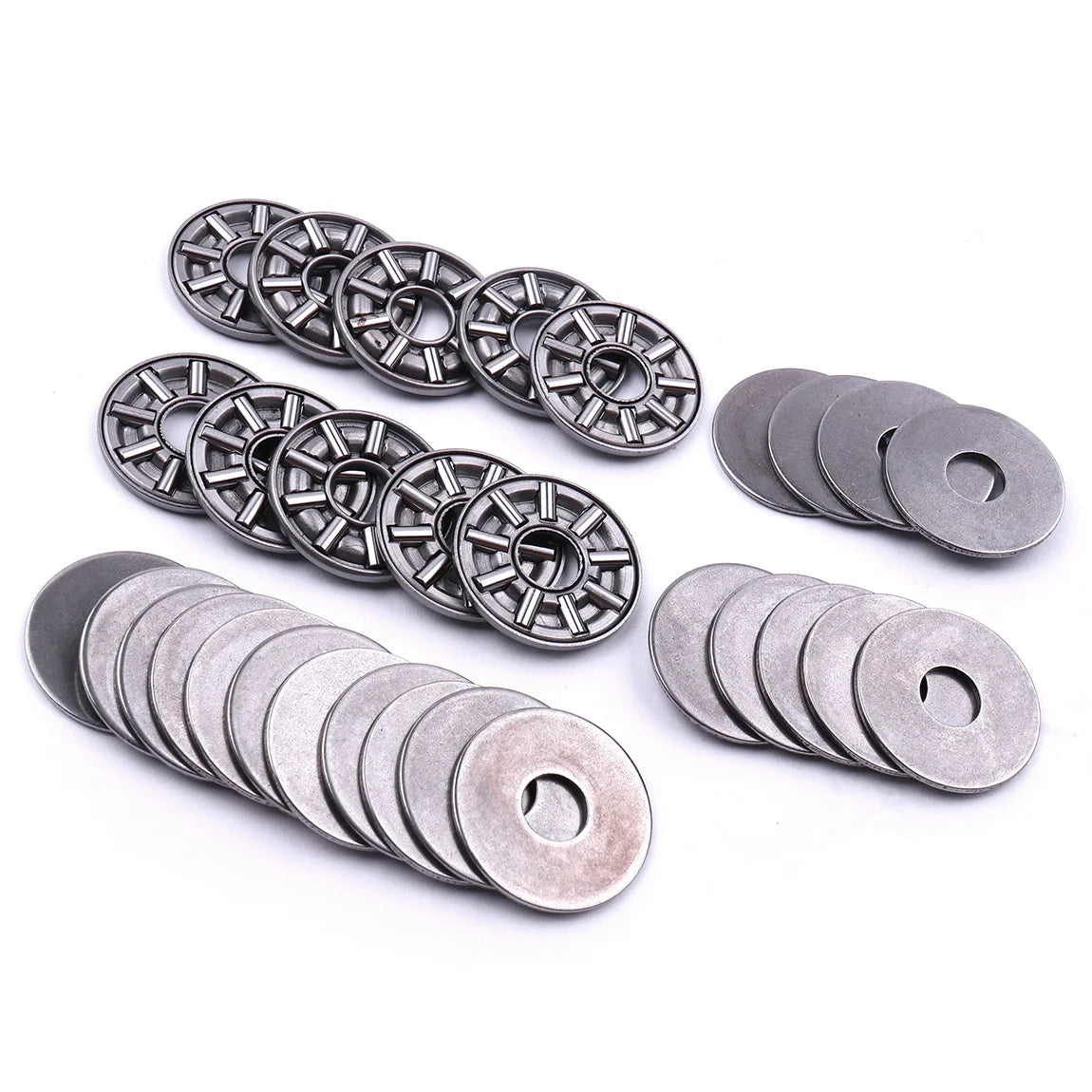 10 Sets 3-in-1 AXK0619- AXK1730+2AS Thrust Needle Flat Roller Bearings With Two Washers Thrust Bearings Thrust Ball Bearing