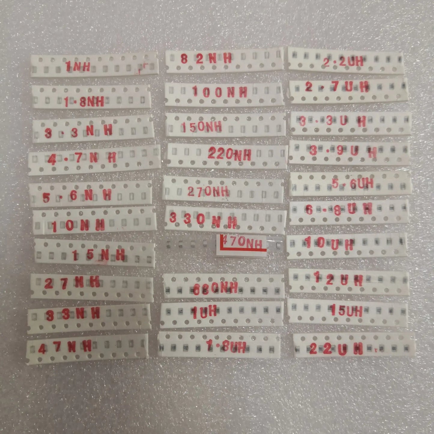 0805 SMD Inductor, 30valuesX10pcs=300pcs/LOT,1NH-22UH ,Electronic Components Package,Inductor Assorted Ki