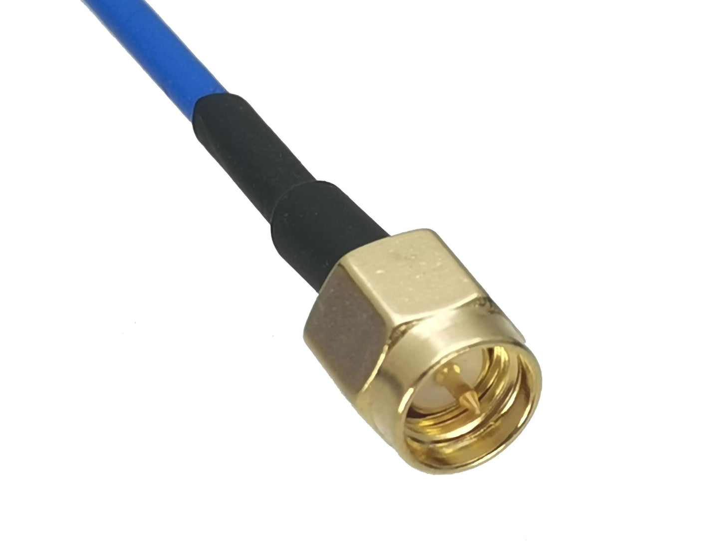 RF Connector SMA Male Plug to SMA Male Plug RG405 0.086" Bule Cable Semi-rigid Flexible Pigtail 4inch~20M