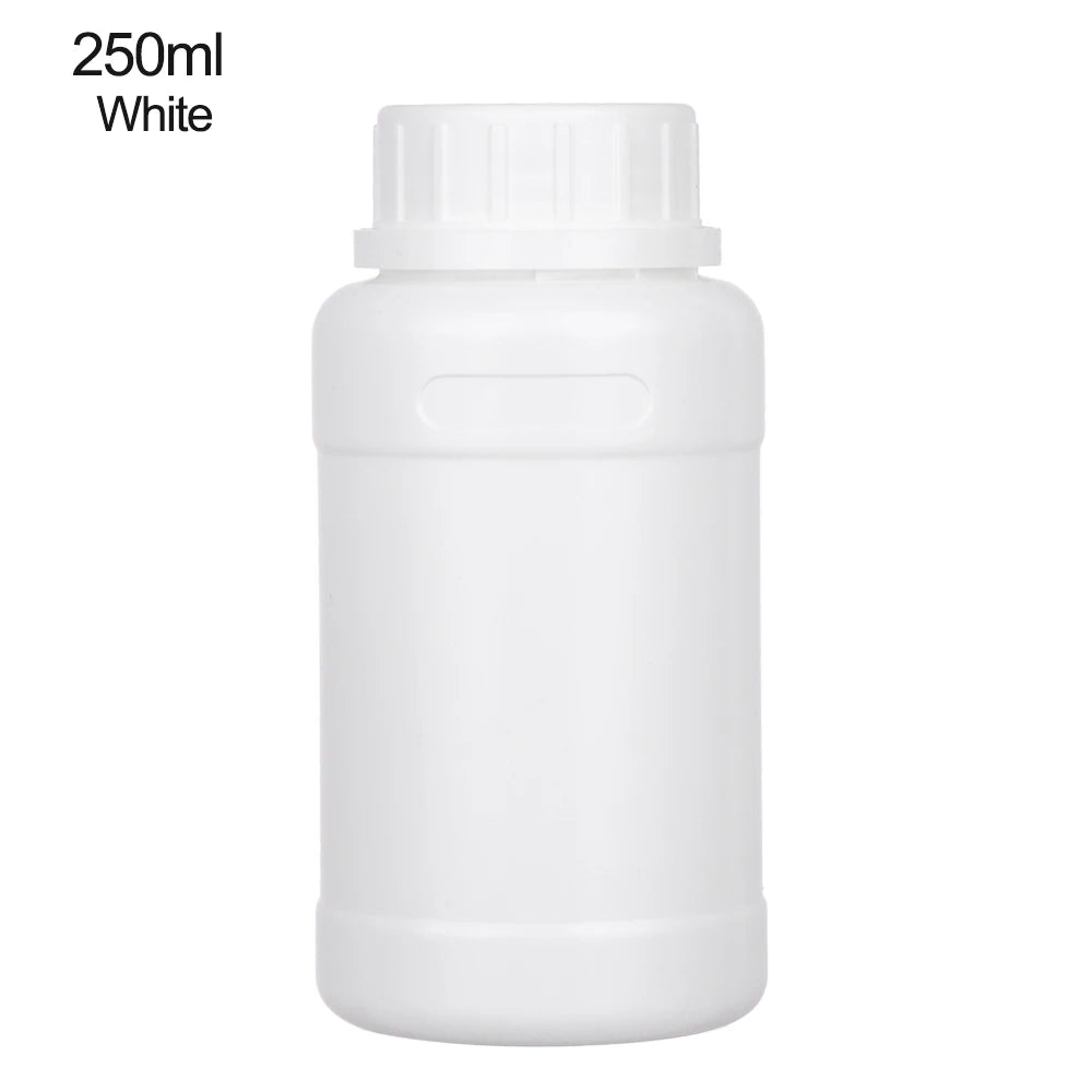 1PC 5/10/15/30/60/100/250ml Plastic PET Clear Empty Seal Bottle Liquid Container Reagent Packing Storage Jar Industrial Supplies