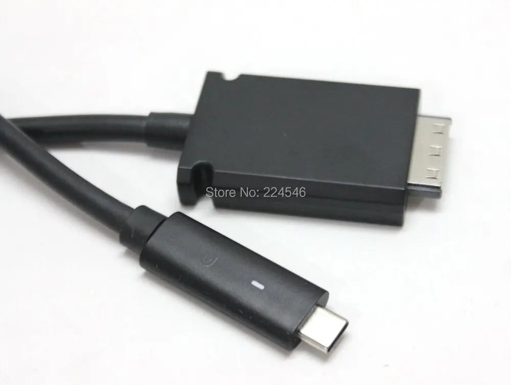 USED USB-C Dock Thunderbolt Cable Cord 120cm for Dell WD15 Docking Station Dell K17 K17A K17A001 Dock
