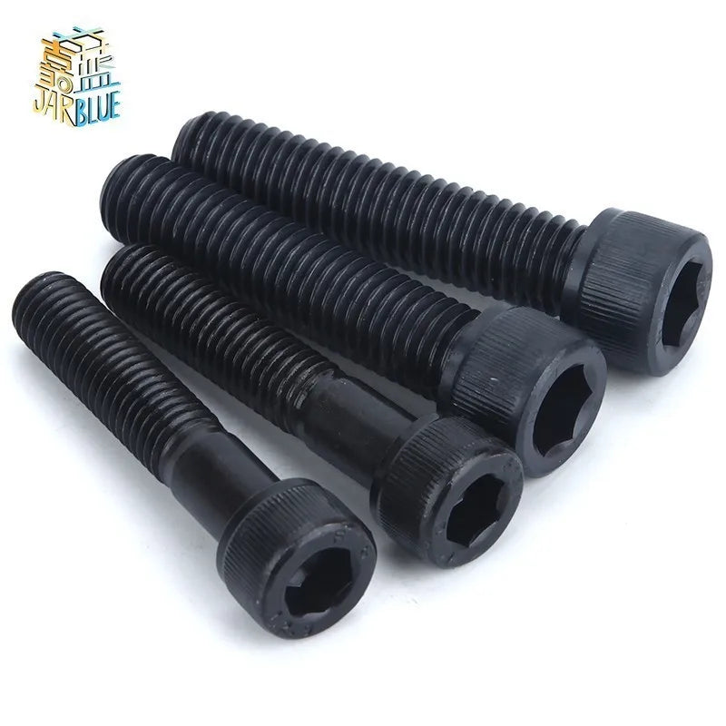 5-50PCS DIN912 Grade 12.9 allen socket head screw M1.6 M2 M2.5 M3 M4 M5 M6  M8 Hexagon Socket Head Cap Screws Hex Socket Screw