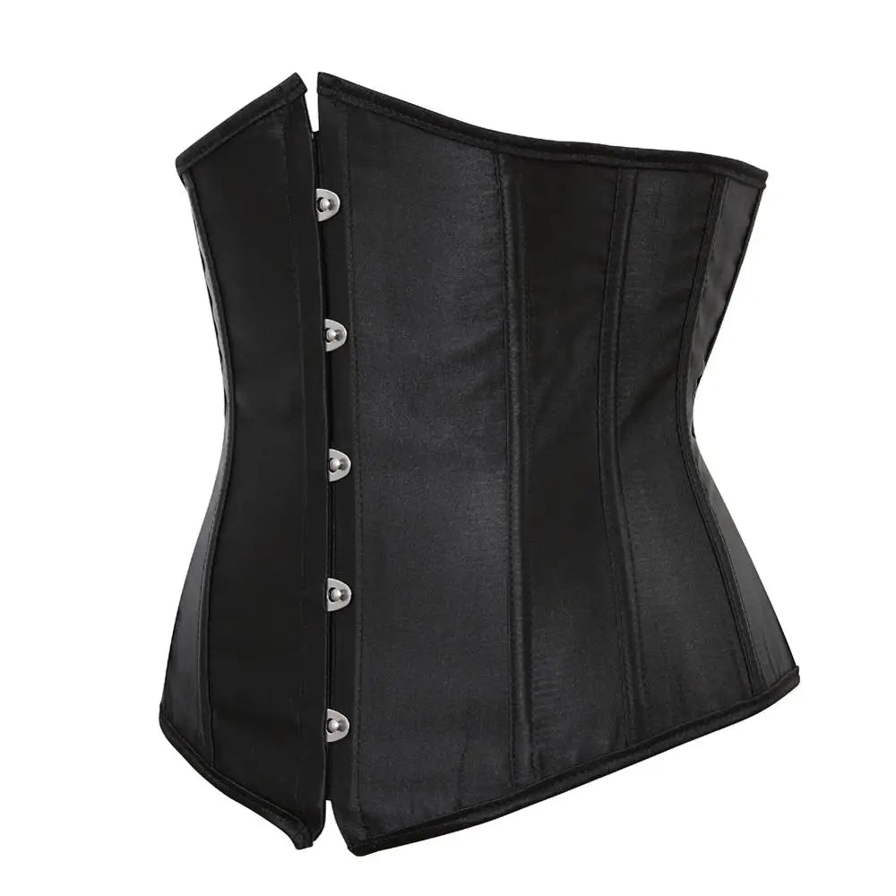 SEXY Gothic Underbust Corset and Waist cincher Bustiers Top Workout Shape Body Belt Plus size Lingerie S-6XL