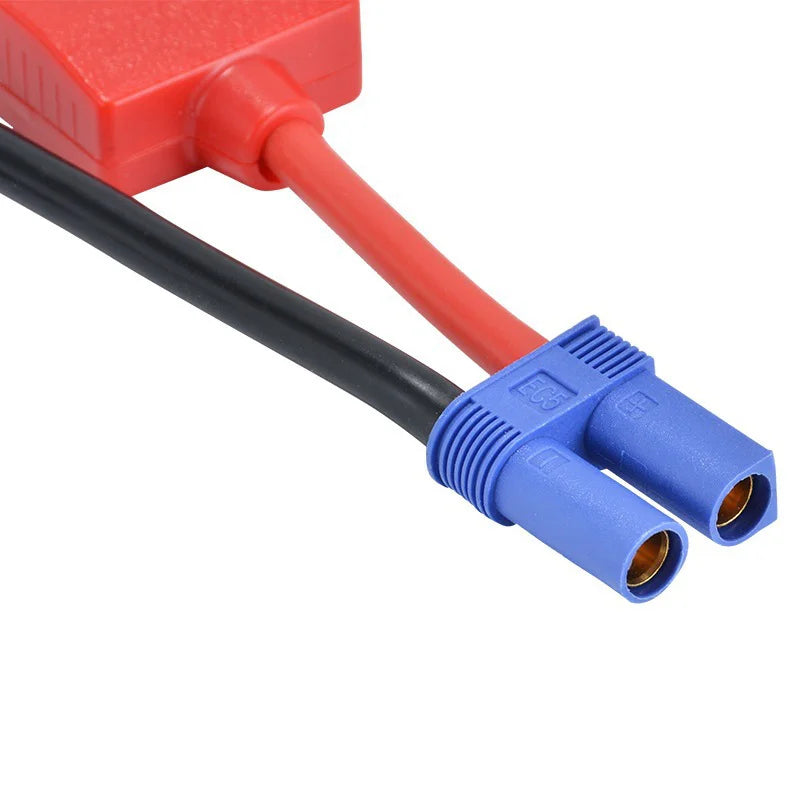 Car Jump Starter Cable with EC5 Plug Connector Clamps Reverse Charge Prevention Auto Battery Booster Emergency Start Module