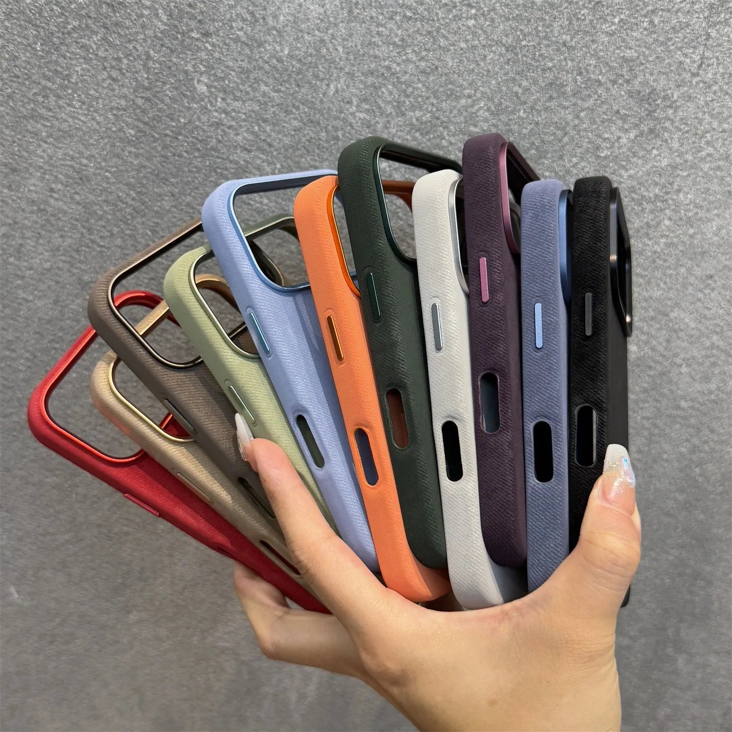 Luxury Built-in For Magsafe Flannel Case For iPhone 17 Pro Max 16 15 14 13 iPhone Air Plus Magnetic Wireless Charge Matte Cover