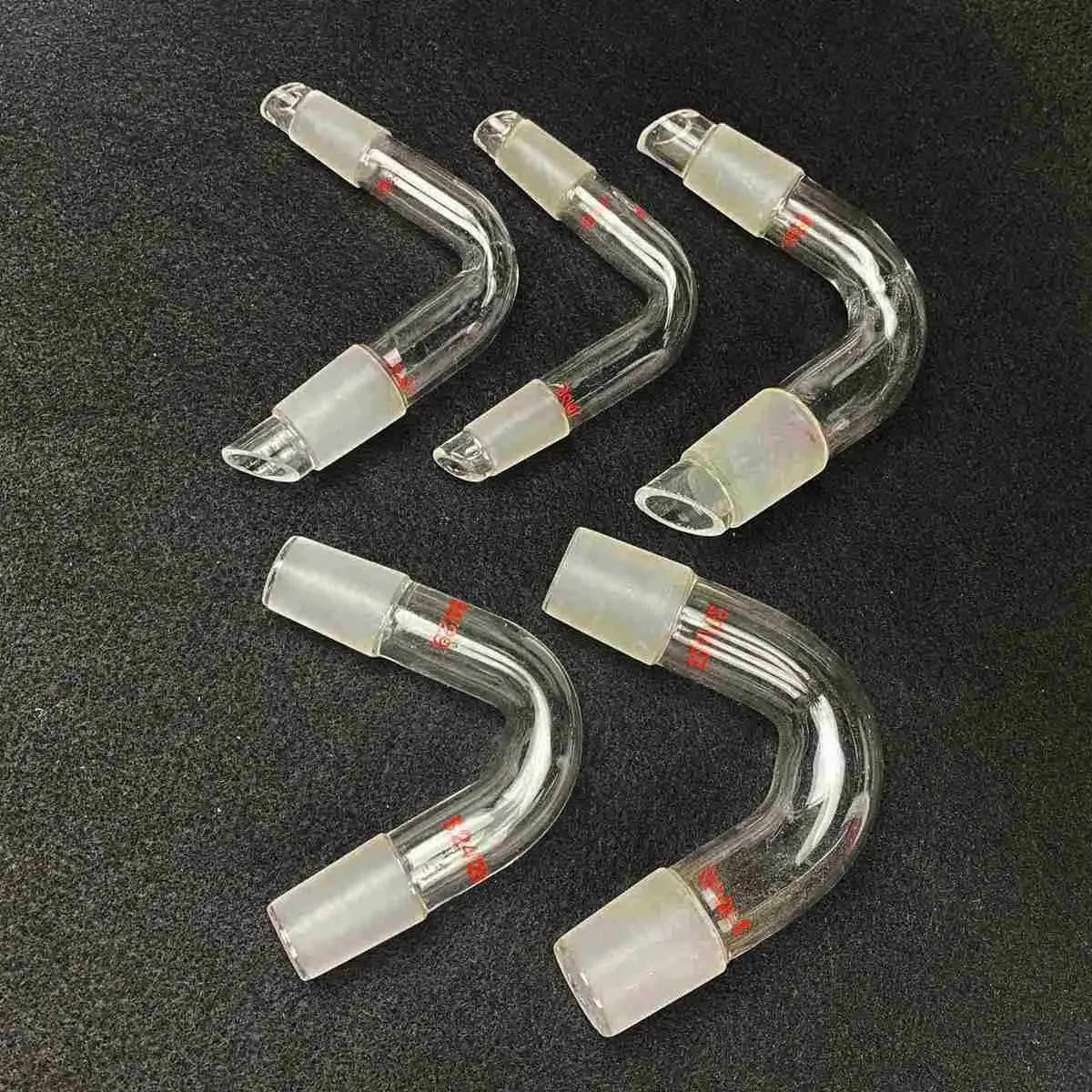 #14 #19 #24 #29 #34 Joint Equal Reduce Borosilicate Glass Distillation Adapter Distilling Head Elbow Bend Lab ware