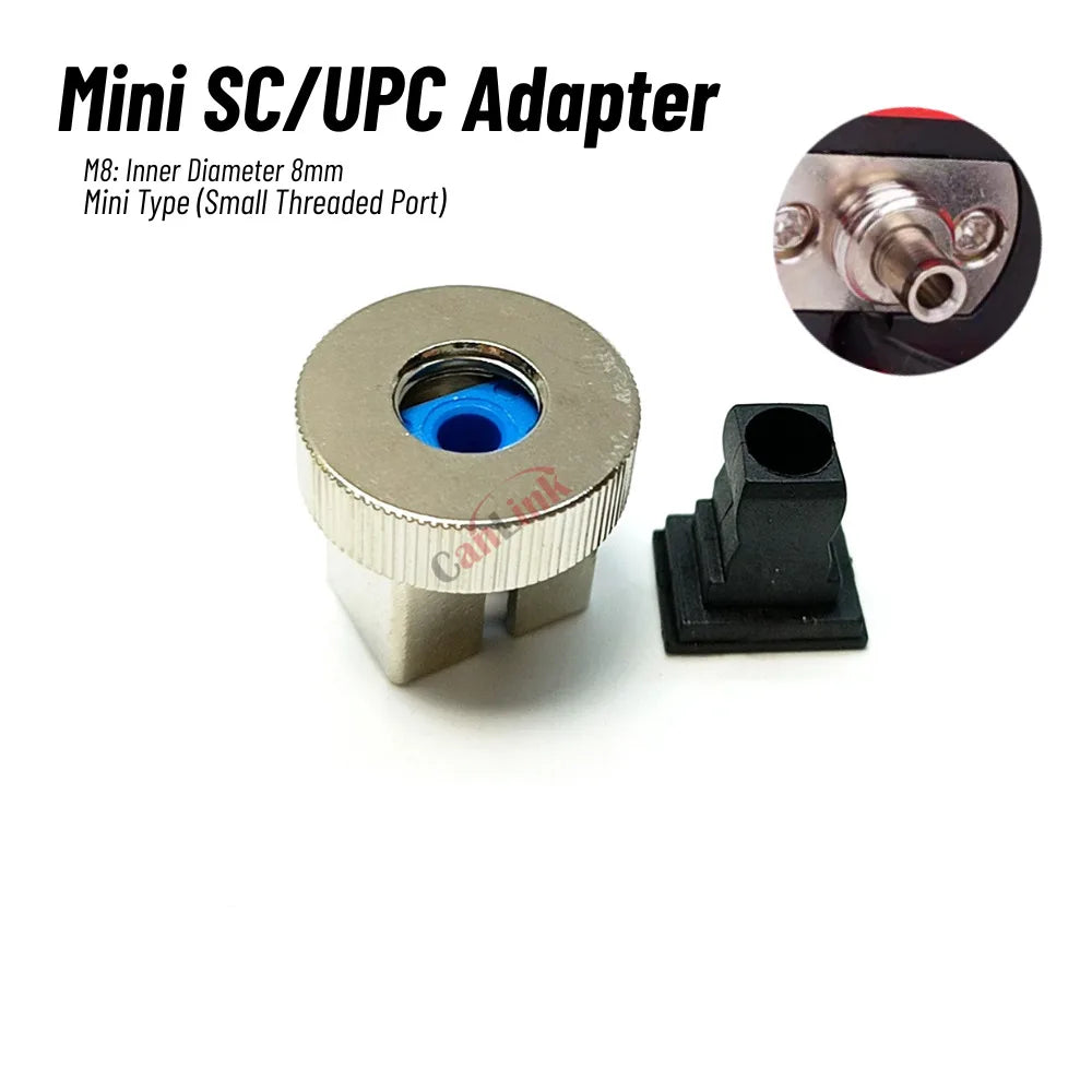 Fiber Connector Adapter SC/PC/APC Optical Power Meter Conversion Head Red Pen Metal Cap Adapter Coupler Flange