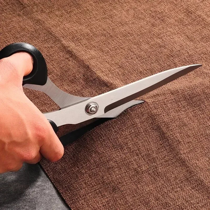 8 Inch Stainless Steel Tailor's Scissors For Fabric Professional Sewing Tool Garment Scissors Durable