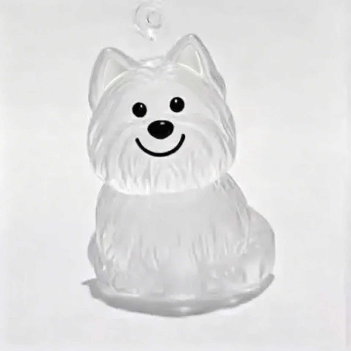 Adorable Dog Hair Storage Pendant Transparent Lovely Pet Hair Storage Box Keychain Handmade DIY Pet Souvenirs for Pet Lovers