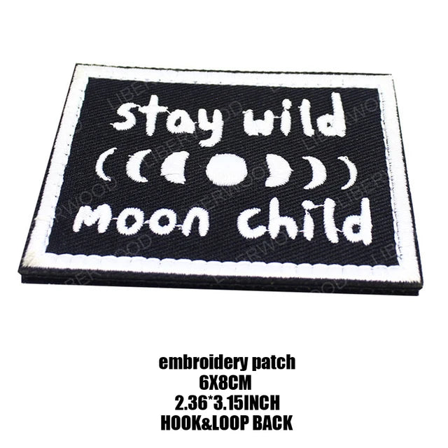 Outdoor Camping Tactical Patch Compass Wolf Embroidered Patch HOOK LOOP Badge Fit Backpack Jacket Clothing stickers