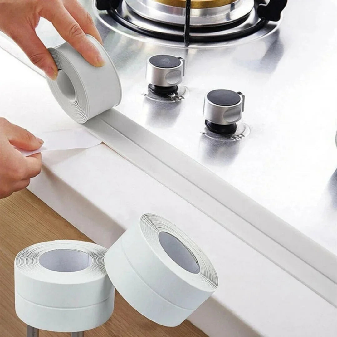 Shower Bath Sealing Tape Strips PVC Self Adhesive Waterproof Wall Sticker for Bathroom Kitchen Seal Caulk Strip Sink Mold Proof