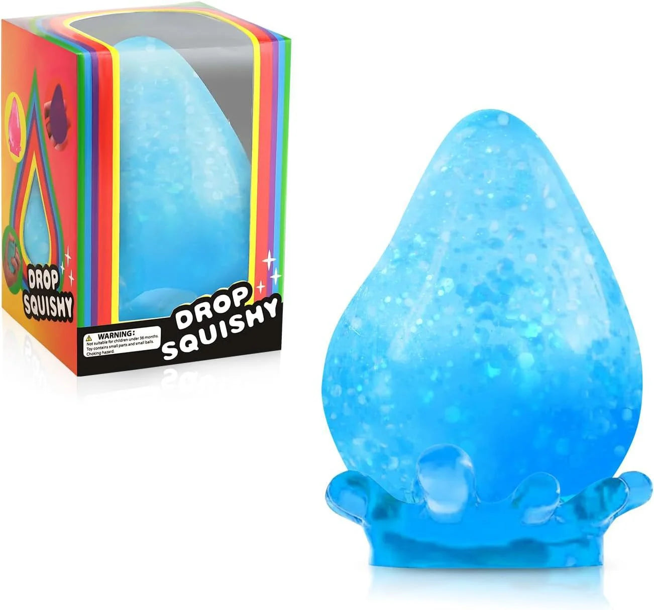 Needoh Dr Pepper Nice Cube & Dream Drop Sensory Toy Hamburger for Autism ADHD Squishy Stress Relief Anxiety Squeeze Pull Toy