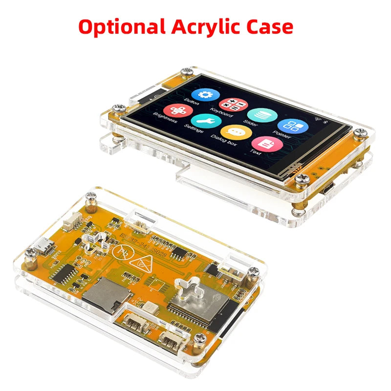 ESP32 MCU 2.8 Inch Smart Display for Arduino LVGL WIFI Bluetooth Touch  240*320 Screen LCD TFT Module with Free Tutorials