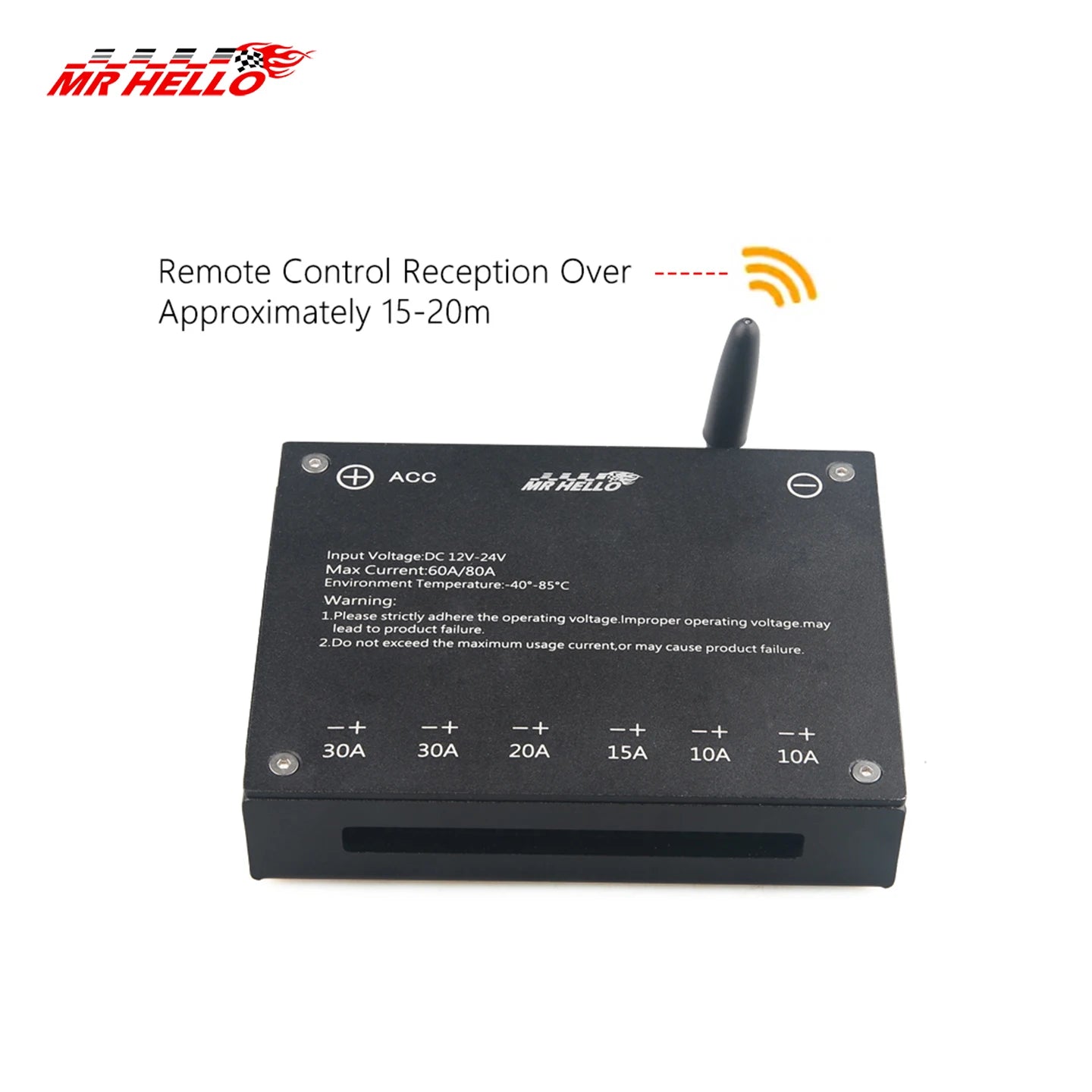 6 Gang Switch Panel 12v 24V Touch Switch Box Universal Automatic Individual Strobe Control For SUV Boat Car