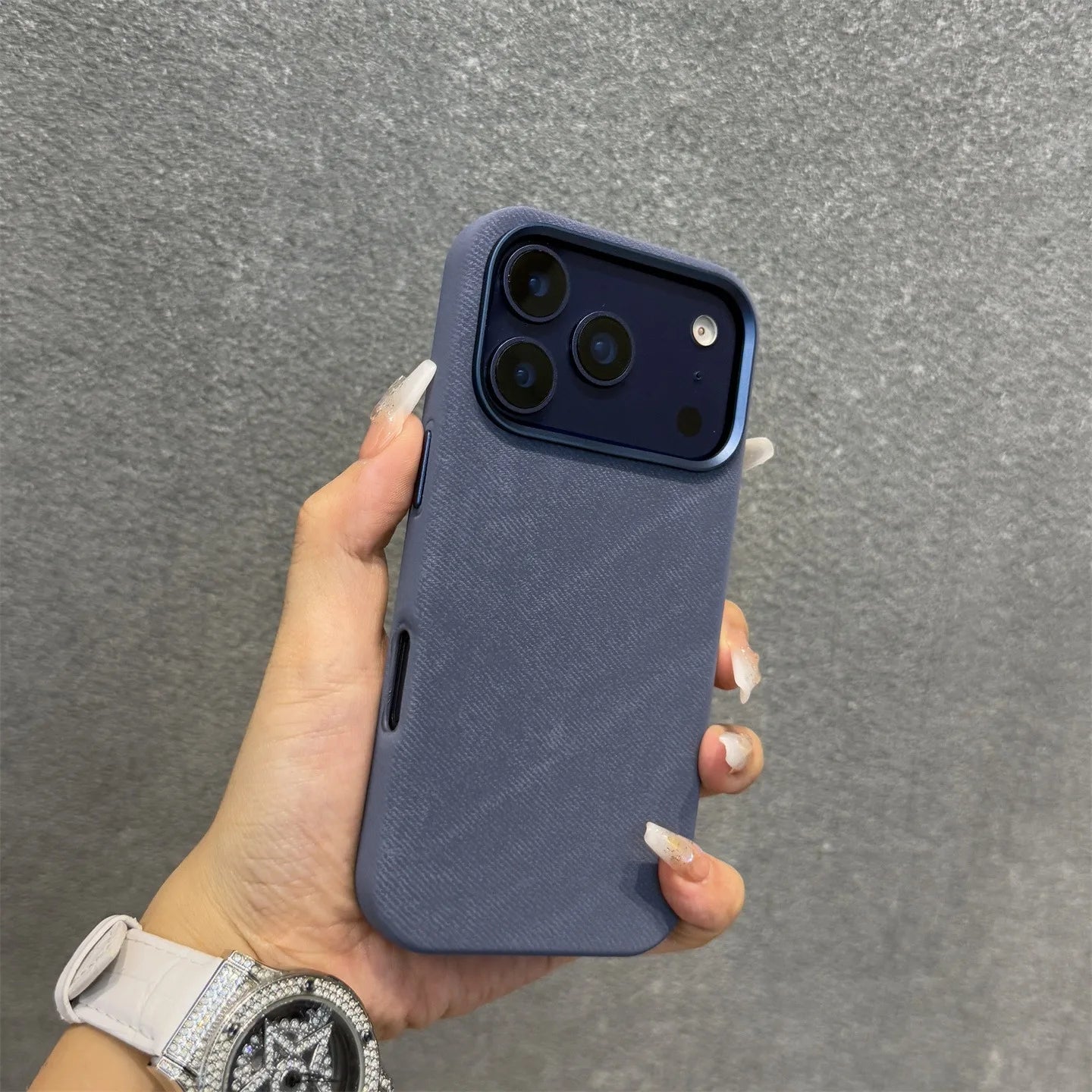 Luxury Built-in For Magsafe Flannel Case For iPhone 17 Pro Max 16 15 14 13 iPhone Air Plus Magnetic Wireless Charge Matte Cover