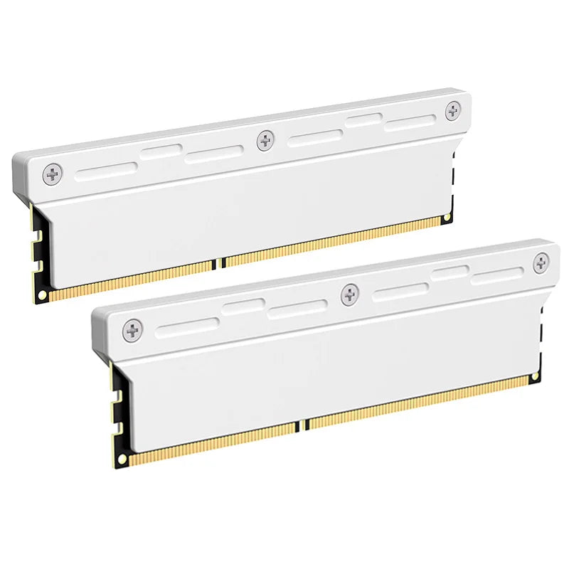 TEUCER Computer RAM Memory Heatsink Cooler with Thermal Conductive Pad for Desktop PC Memory DDR2/DDR3/DDR4/DDR5