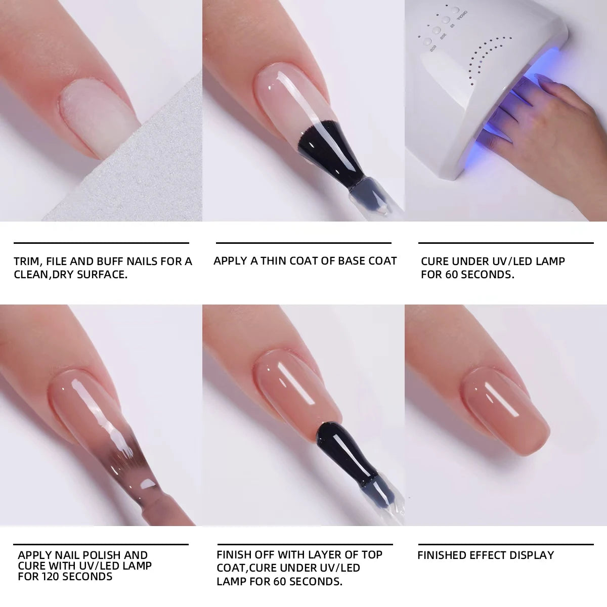 Pudding Milky White Gel Nail Polish, Pure Color UV Gel Polish, For Professionals Starter Nail Art DIY 15ml