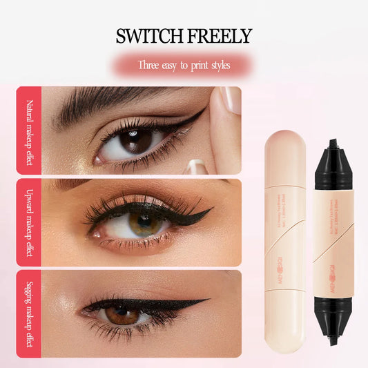 Rotatieve eyeliner pen, snel droge waterdichte anti-zweet, niet gemakkelijk vervagen functie, multifunctionele eyeliner pen, nat