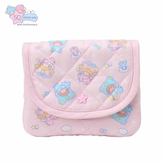 Cartoon Sanrio Little Twin Stars 50th Anniversary Tissue Bag, Small Items, Miscellaneous Items, Wallet,  Hand-held Storage Bag