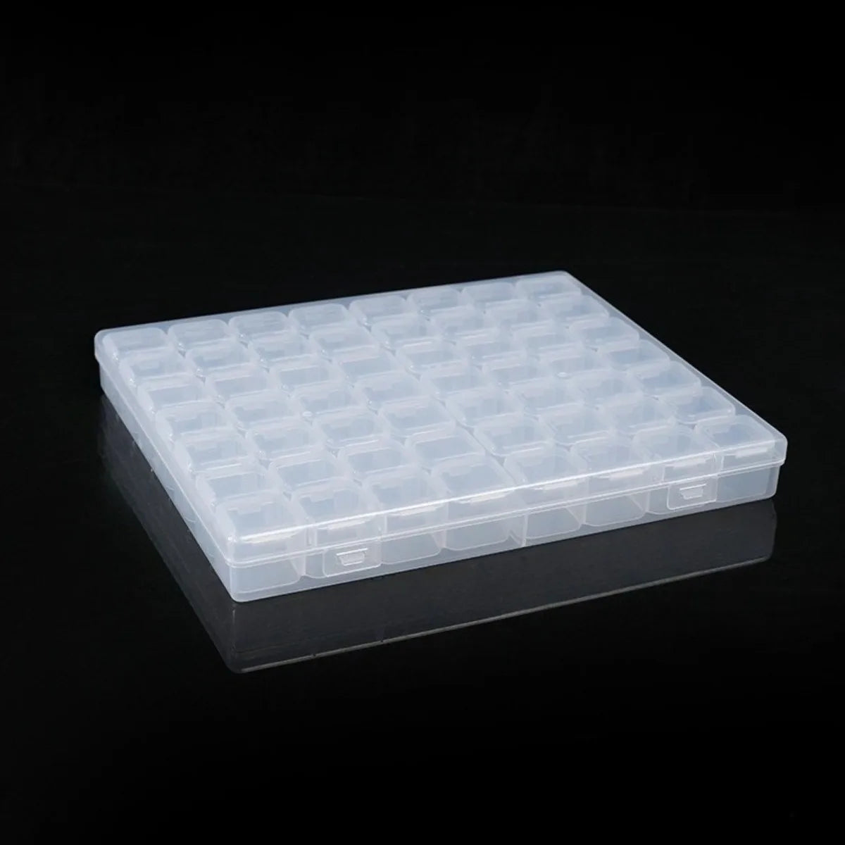 28/56 Girds Adjustable Plastic Storage Box Beads Ring Pendant Box for Jewelry Nail Art Diamond Painting Accessories Container