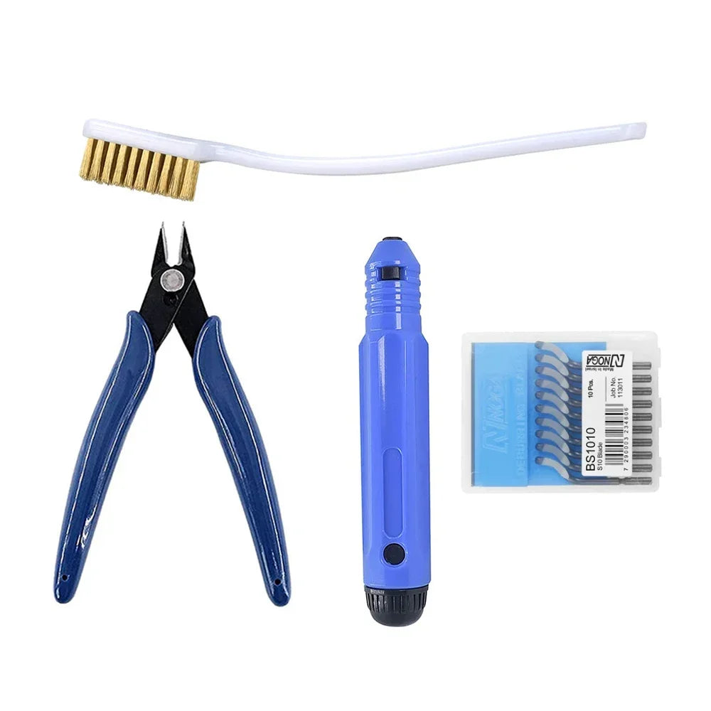 3D Printer Tool Kit Trimming Knife Scraper Cleaning Needle Tweezers Pliers Scraper Basic Deburring Tools Kit DIY 3D Printer Part