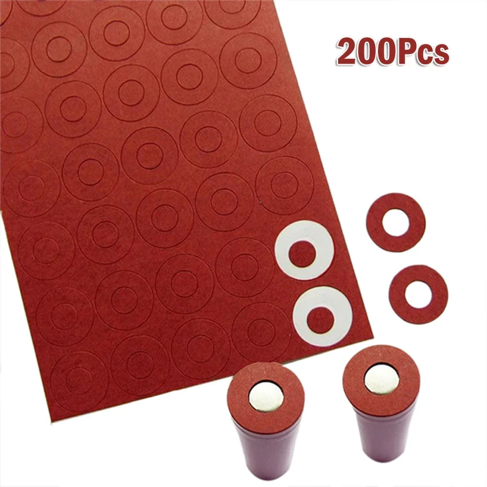 Insulating pad adhesive hardboard for 18650 battery insulation pad welding tools 200 pieces battery insulation rings