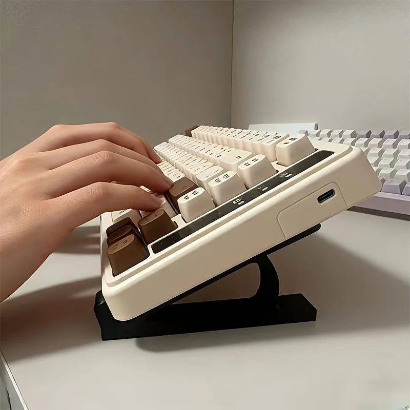 English: Ergonomic Keyboard Riser, Non-Slip Universal Stand with Multi-Color Options, Perfect for Office & Gaming