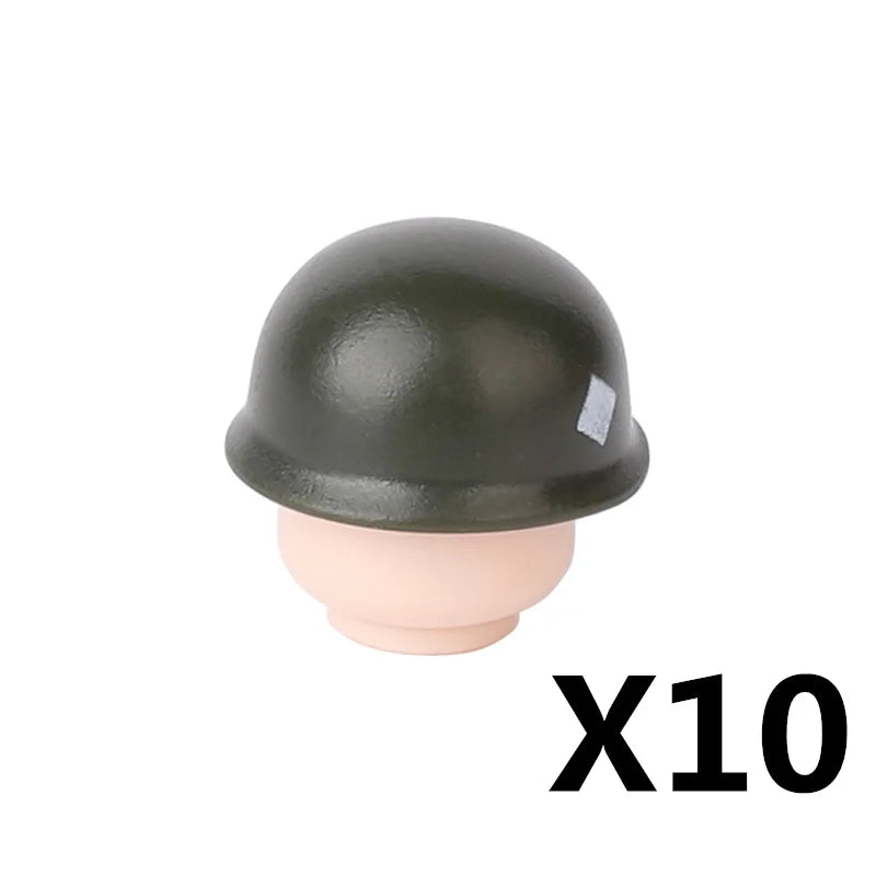 Military US Army Soviet Figures Soldiers MOC Building Blocks Medic Sniper Rifle Bunijon Hat Helmets Children's Toy Gift B145