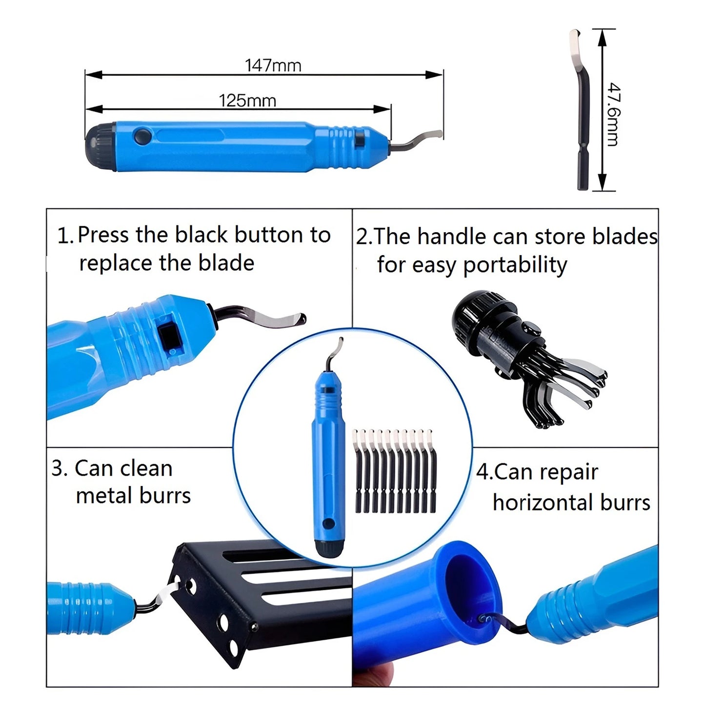 3D Printer Tool Kit Trimming Knife Scraper Cleaning Needle Tweezers Pliers Scraper Basic Deburring Tools Kit DIY 3D Printer Part