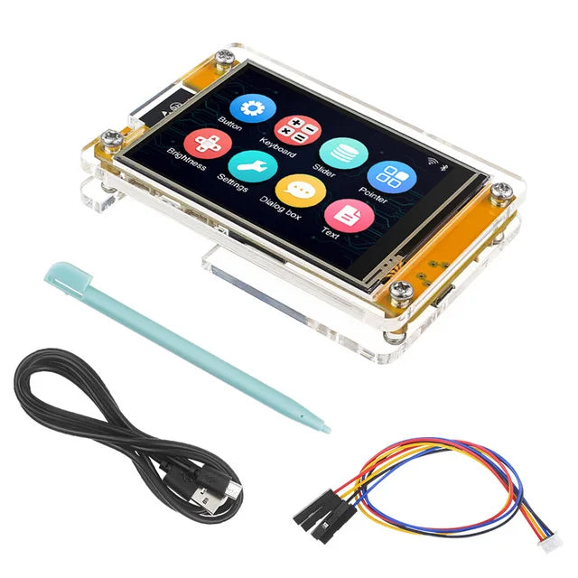 ESP32 MCU 2.8 Inch Smart Display for Arduino LVGL WIFI Bluetooth Touch  240*320 Screen LCD TFT Module with Free Tutorials