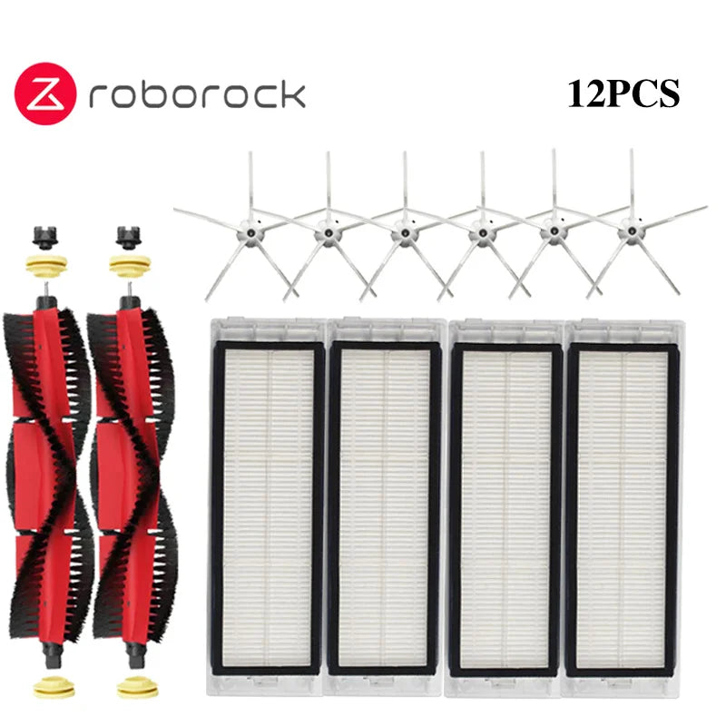 Roborock S5 S50 S51 S55 S6 S60 S6 Pure Vacuum Cleaner Accessories HEPA Filter Mop Cloth Side Main Brush Spare Parts