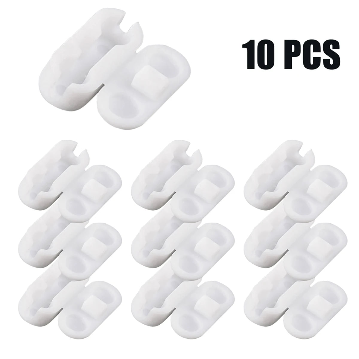 10pcs Plastic Roller Blinds Pull Cord Connector Curtain Chain Connector For Vertical Blinds Joiners Spare Tool Replacement