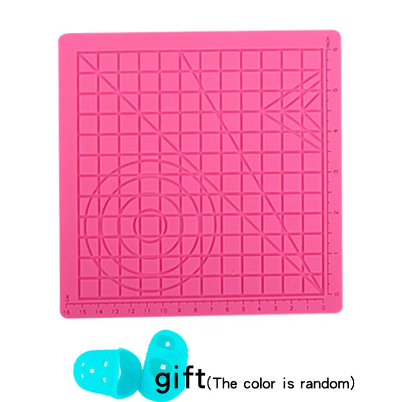 3D Printing Pen Silicone Mat DIY With 2 Finger Protectors Template Drawing Tool Silicone Pad Drawing Tools for Kids Adults