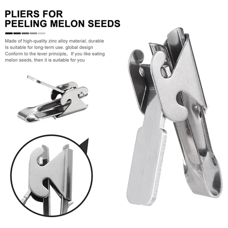 Stainless Steel Melon Seeds Opener Peeler Peanut Pistachio Shell Clamp Open Machine Kitchen Home Nutcracker Garget Accessories