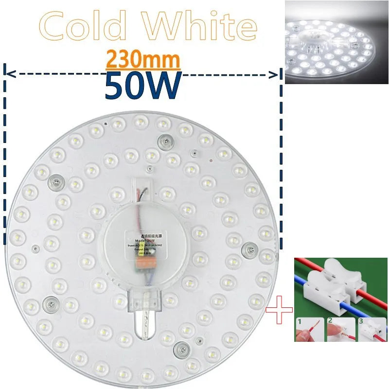 50W 36W 24W 18W 12W LED Ring PANEL Circle Light SMD LED Round Ceiling board circular lamp board AC 220V 230V 240V LED light