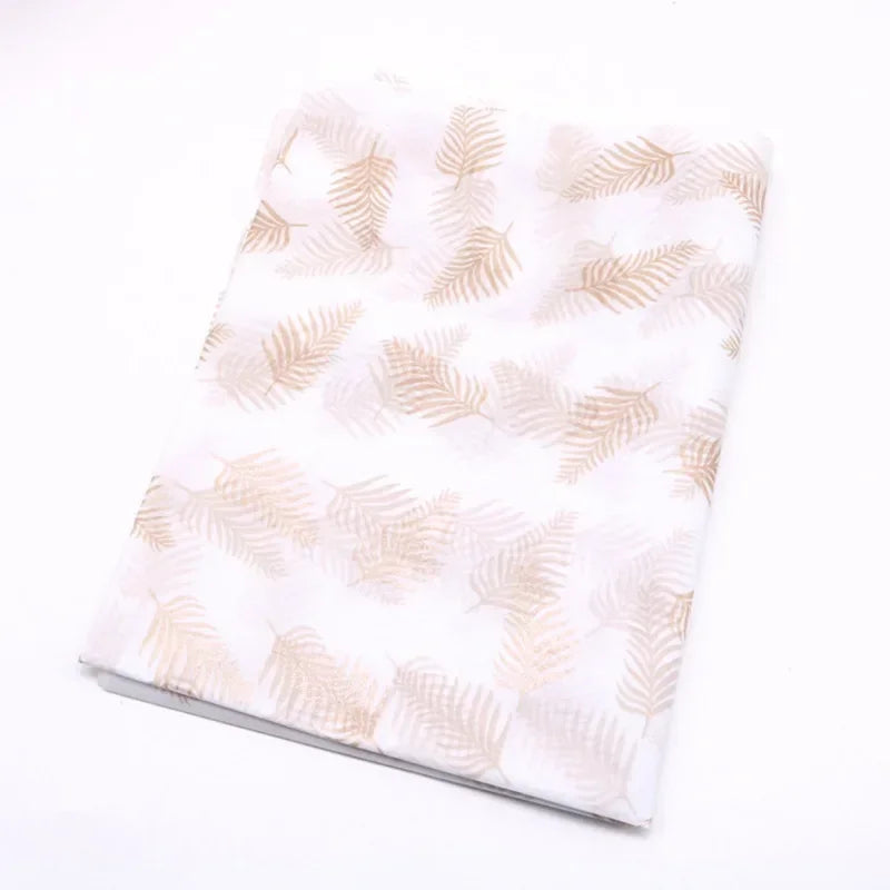 10 Sheets/lot 50*70 Cm Gift Wrapping Paper DIY Handmade Craft Star Love Dot Pattern Tissue Paper  Floral Packaging Material
