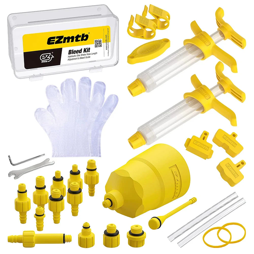 Ezmtb Bicycle Brake Oil Bleed Kit,Hydraulic Disc MTB Road Bike Brake Repair Tool,SRAM Avid MAGURA Series