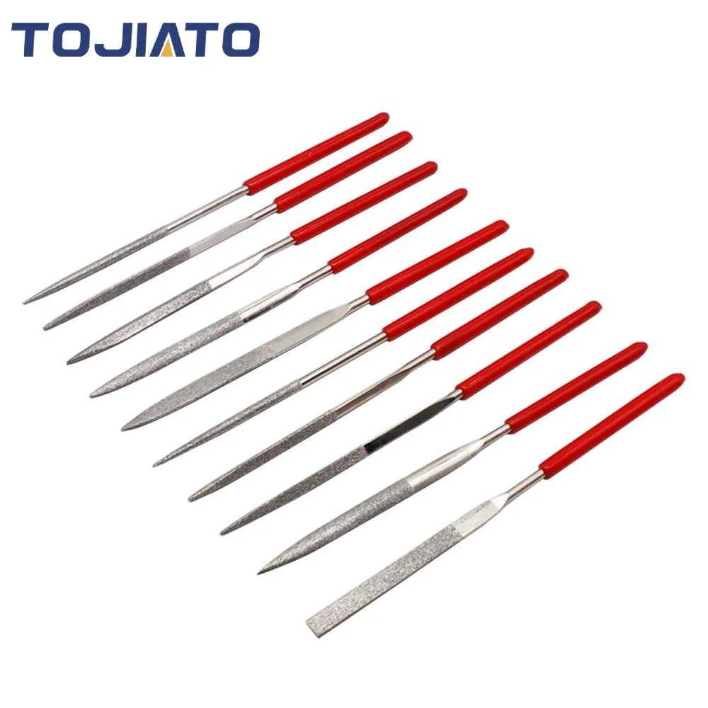 1set 3D Model File Cutter Scraper Engraving File Needle Deburring Kit Sanding Tools DIY 3D Printer Parts Grinding Trimming Tool