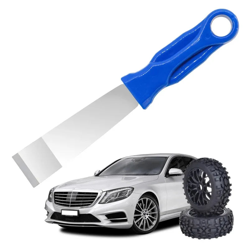 Car Tire Repair Tool Wheel Balancing Block Remover Metal Scraper Adhesive Weights Removal Tape Cutter Tool for Repair Supplies