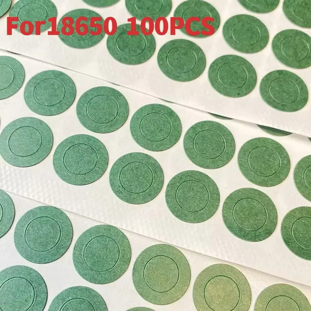 Li-ion Battery Insulation Gasket Barley Paper Battery Pack Cell Hollow Insulating Electrode Insulated Pads