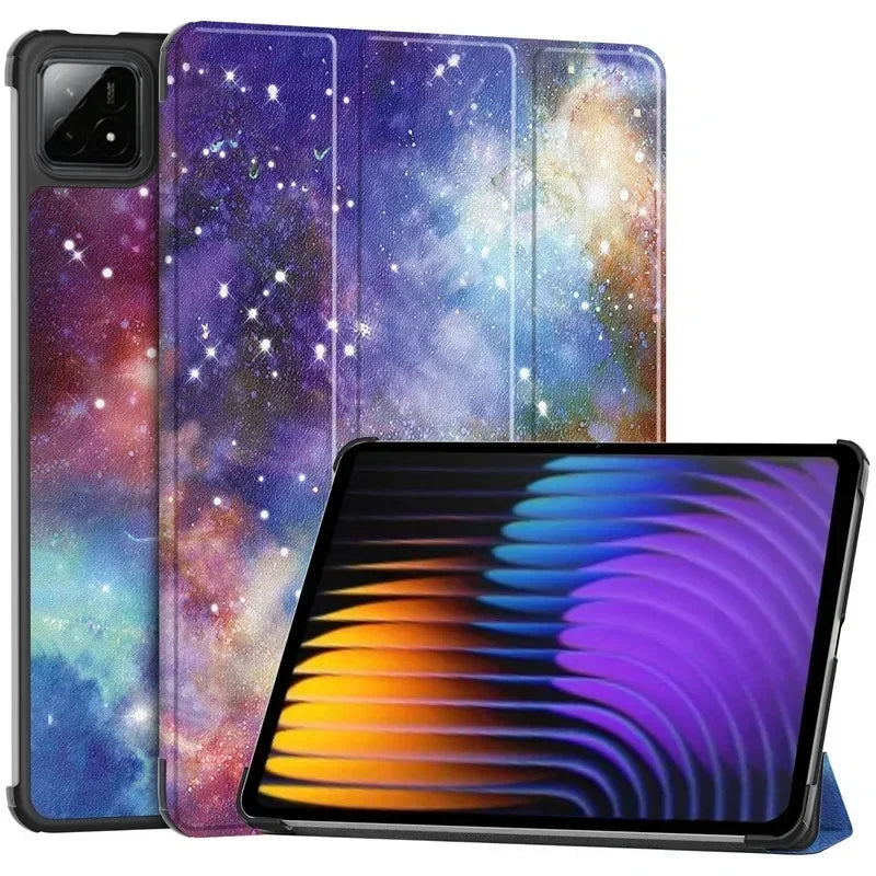 For Xiaomi Pad 7 Case 11.2 inch Tri-Folding Flip Stand Case Funda For Xiaomi Pad 7 Pro Mi Pad 7 2024 with Auto Sleep Cover